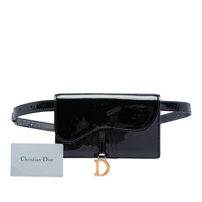 Patent Saddle Belt Bag - Image 7