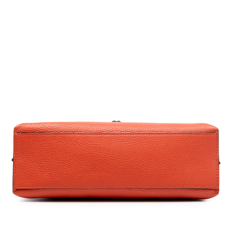 Small Calfskin Bamboo Daily Satchel - Image 3
