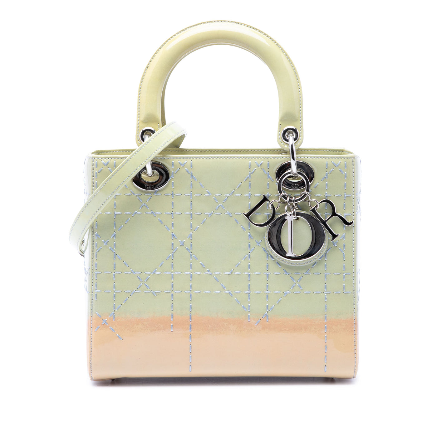 Medium Ombre Patent Cannage Lady Dior - Image 1