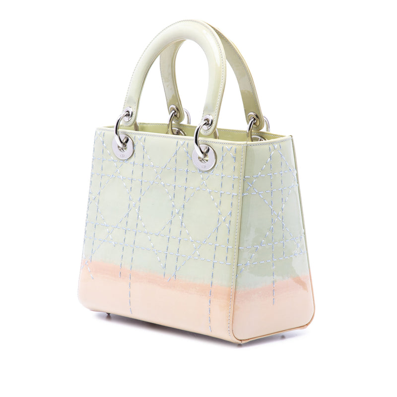Medium Ombre Patent Cannage Lady Dior - Image 2