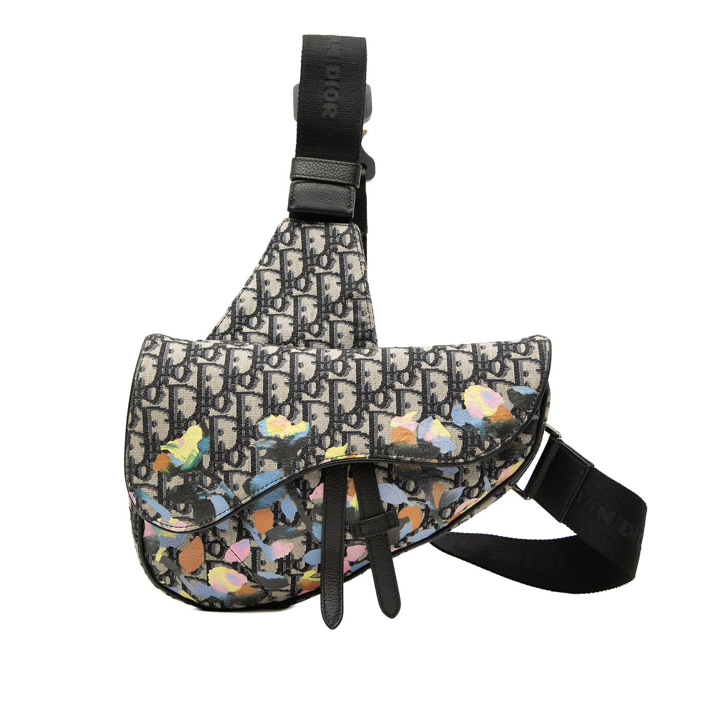 Alex Foxton Oblique Canvas Saddle Crossbody - Image 1