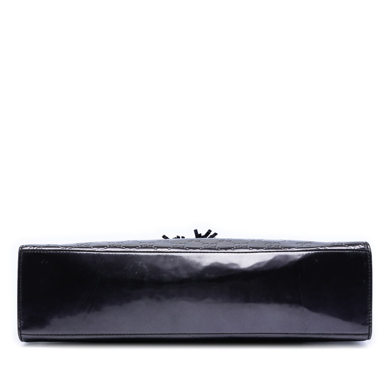 Large Guccissima Patent Emily Shoulder Bag - Image 3