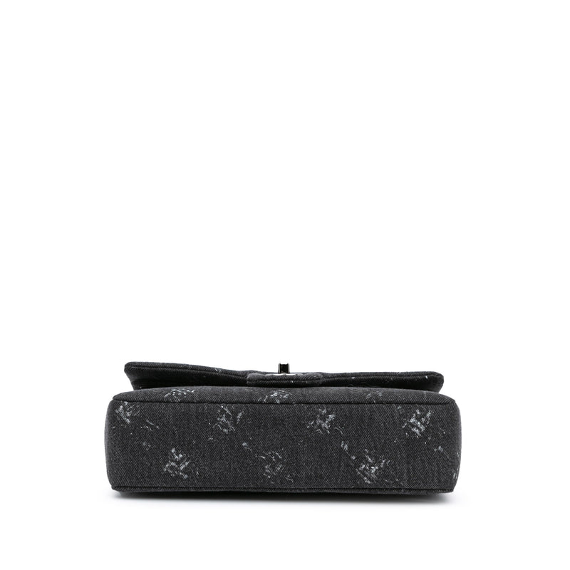 Medium Denim Double Flap - Image 3