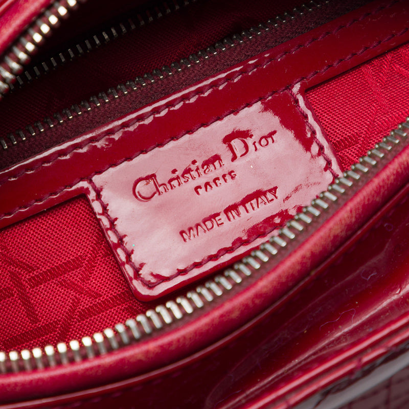 Medium Patent Cannage Lady Dior - Image 5