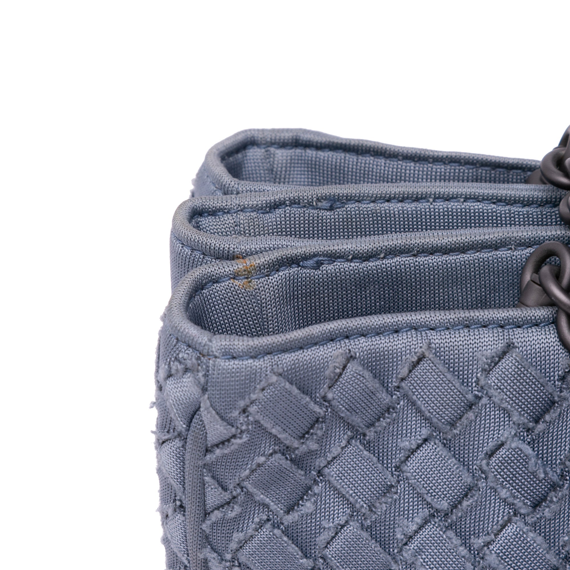 Canvas Intrecciato Buckle Flap Handbag - Image 12