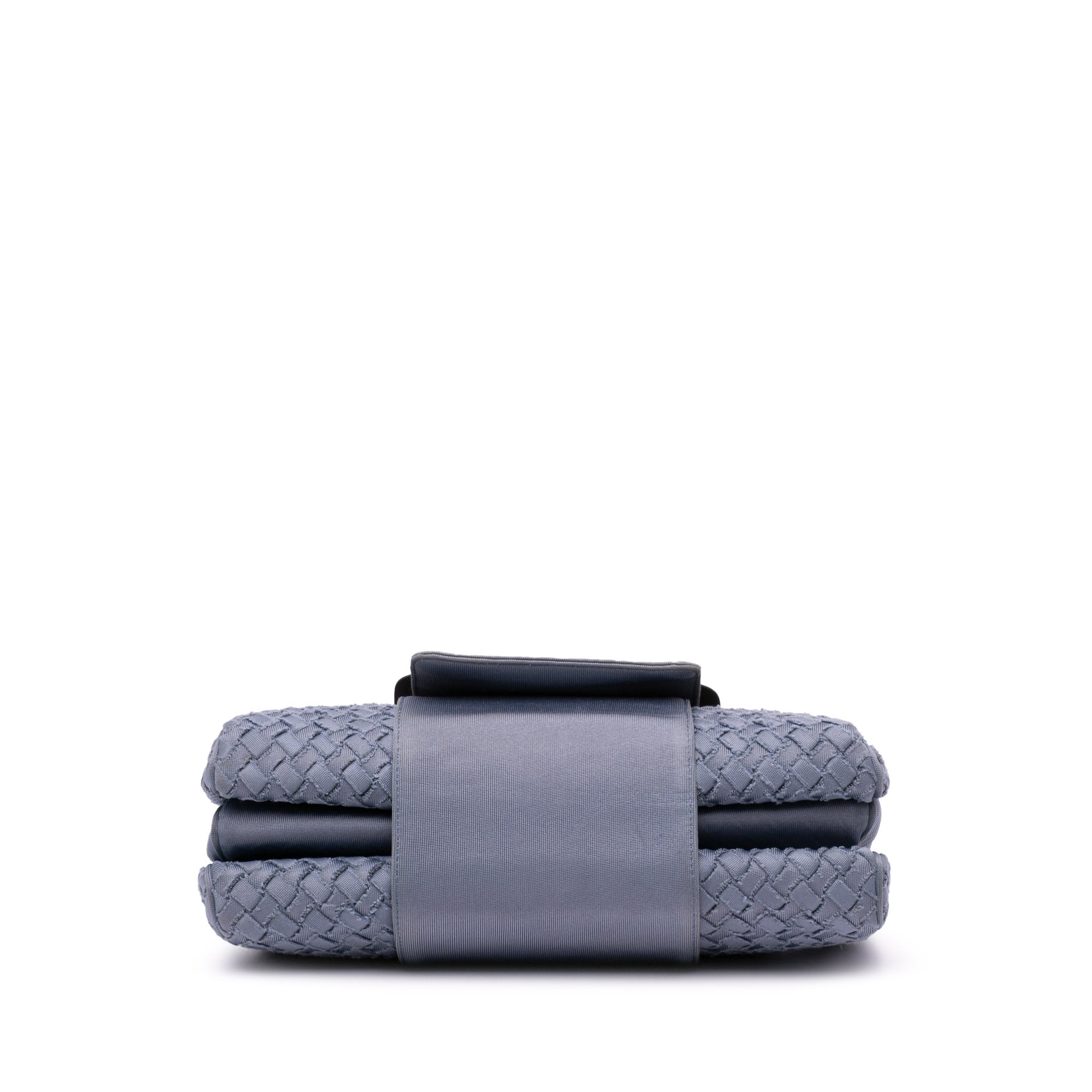 Canvas Intrecciato Buckle Flap Handbag - Image 3
