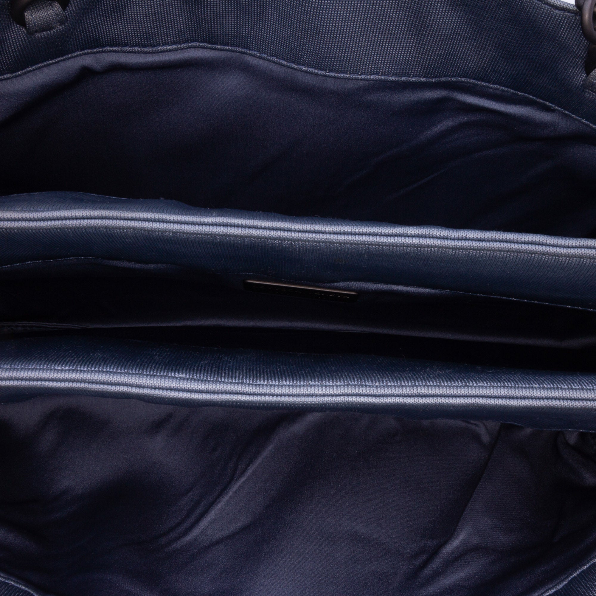 Canvas Intrecciato Buckle Flap Handbag - Image 4