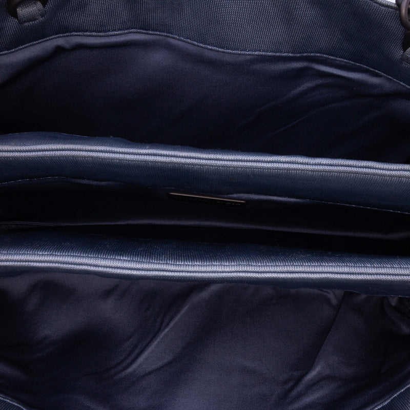 Canvas Intrecciato Buckle Flap Handbag - Image 4