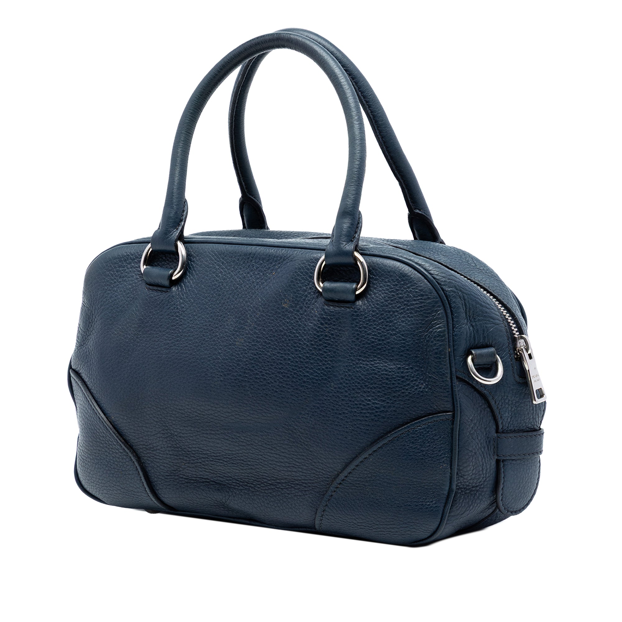 Vitello Daino Front Pocket Boston Bag - Image 2