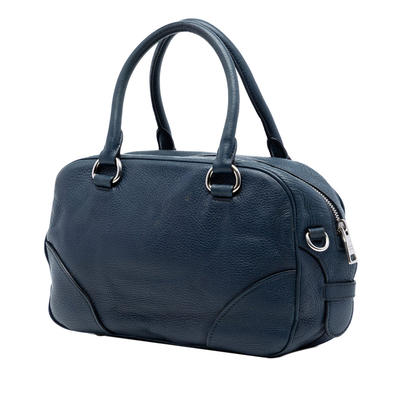 Vitello Daino Front Pocket Boston Bag - Image 2