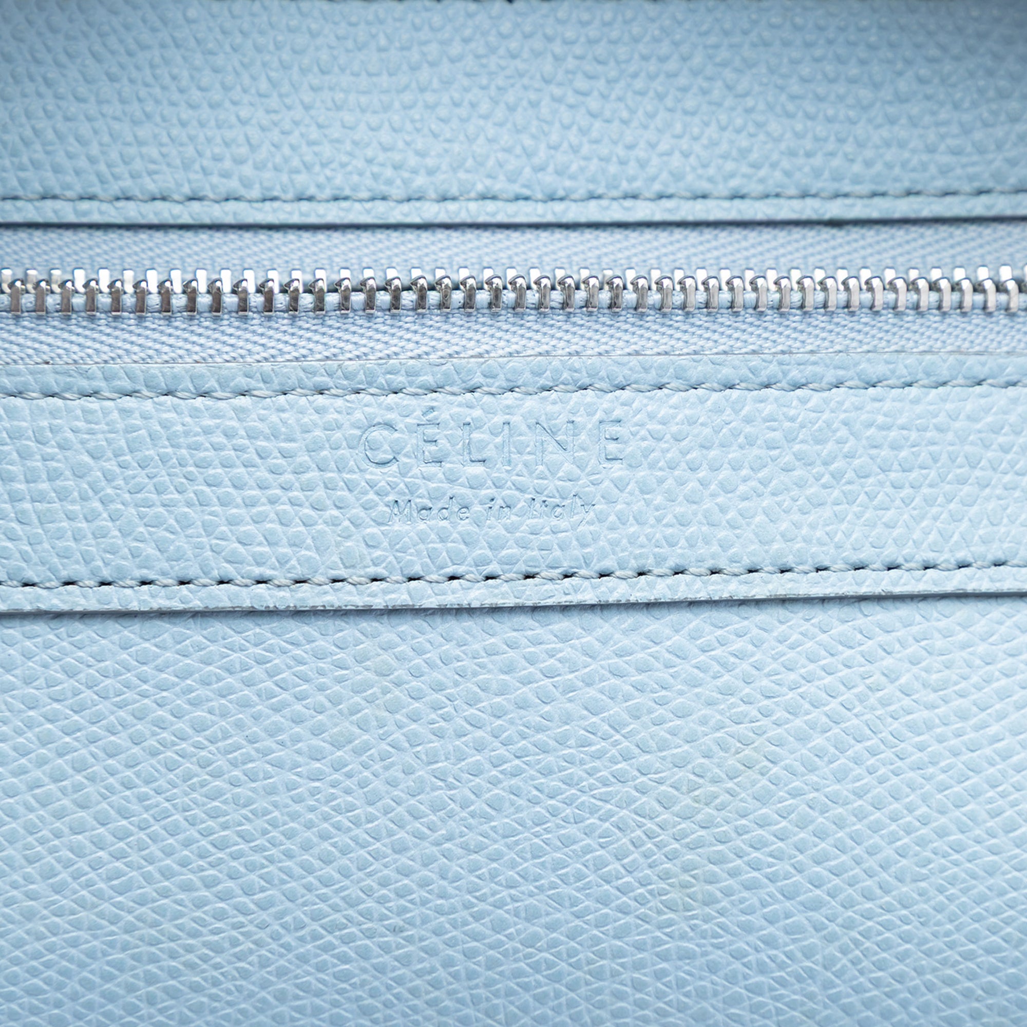Small Bicolor Grained Calfskin Vertical Cabas Tote - Image 5