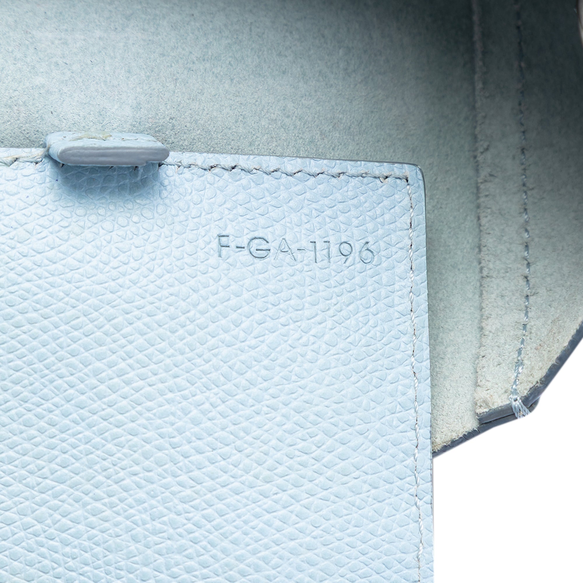 Small Bicolor Grained Calfskin Vertical Cabas Tote - Image 6