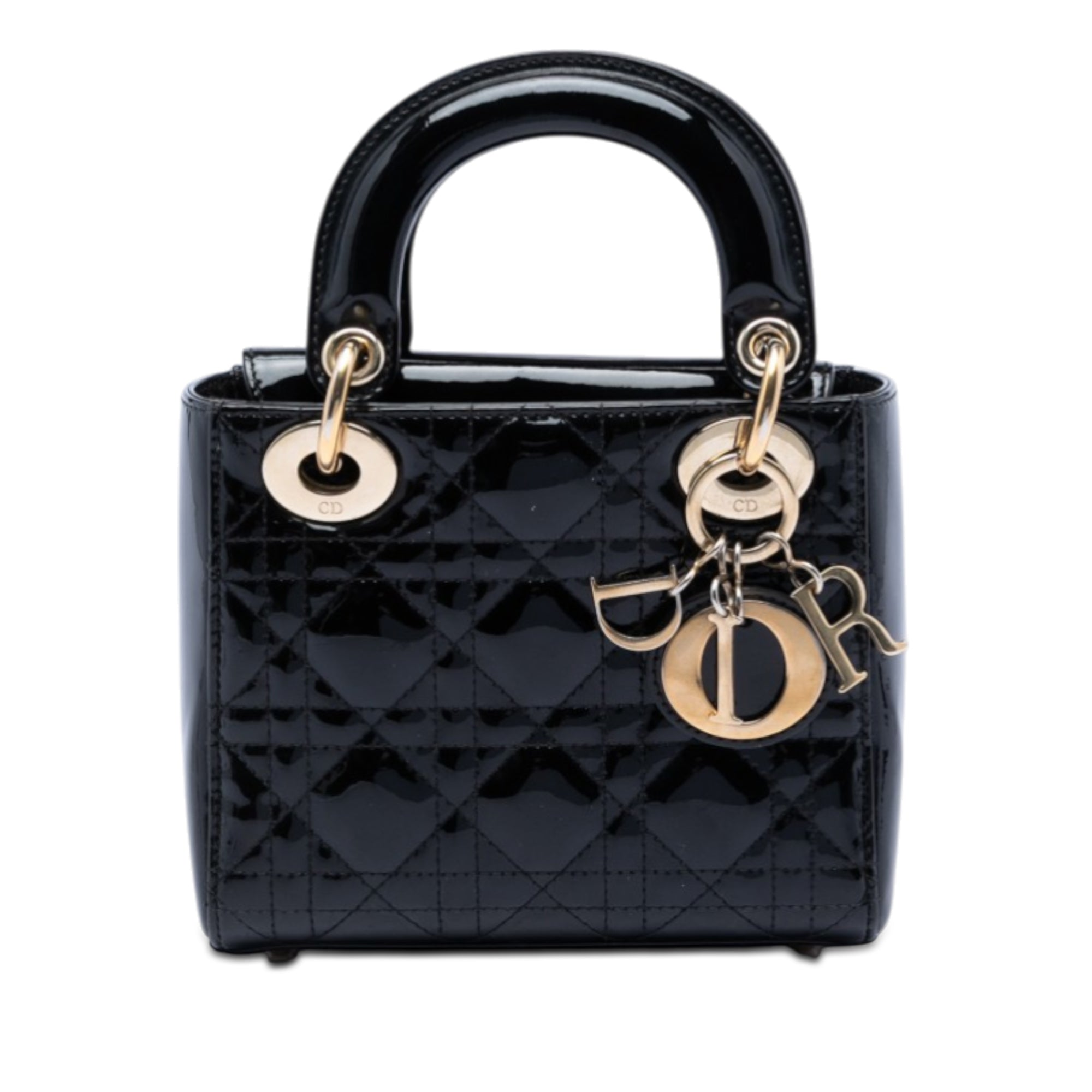 Mini Patent Cannage Lady Dior - Image 1