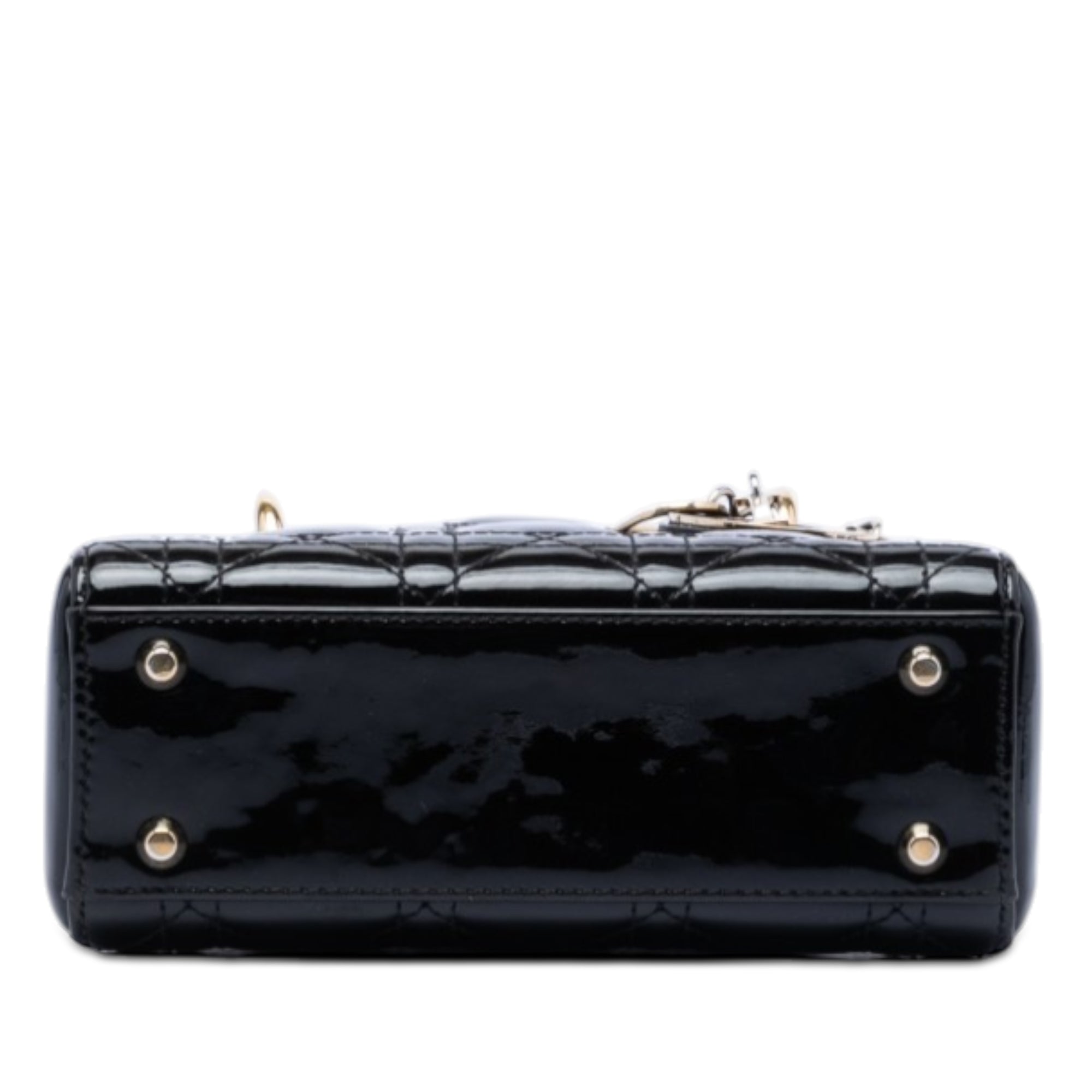 Mini Patent Cannage Lady Dior - Image 3
