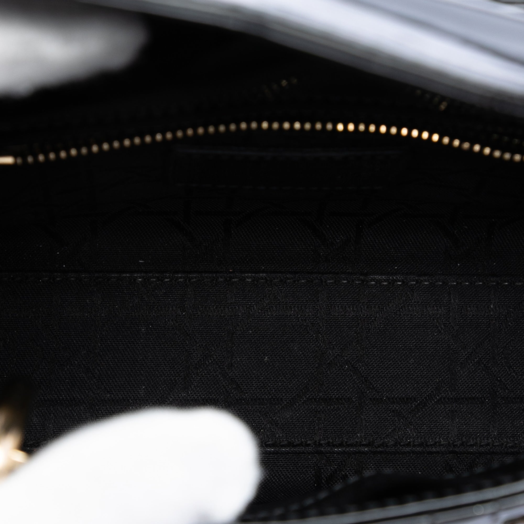 Mini Patent Cannage Lady Dior - Image 4