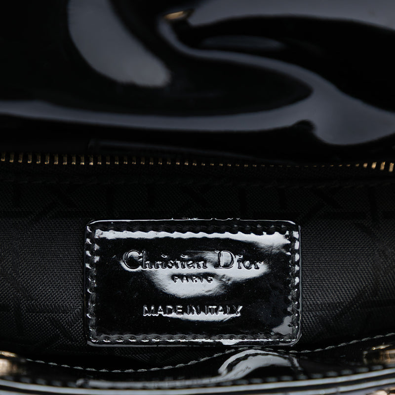 Mini Patent Cannage Lady Dior - Image 5