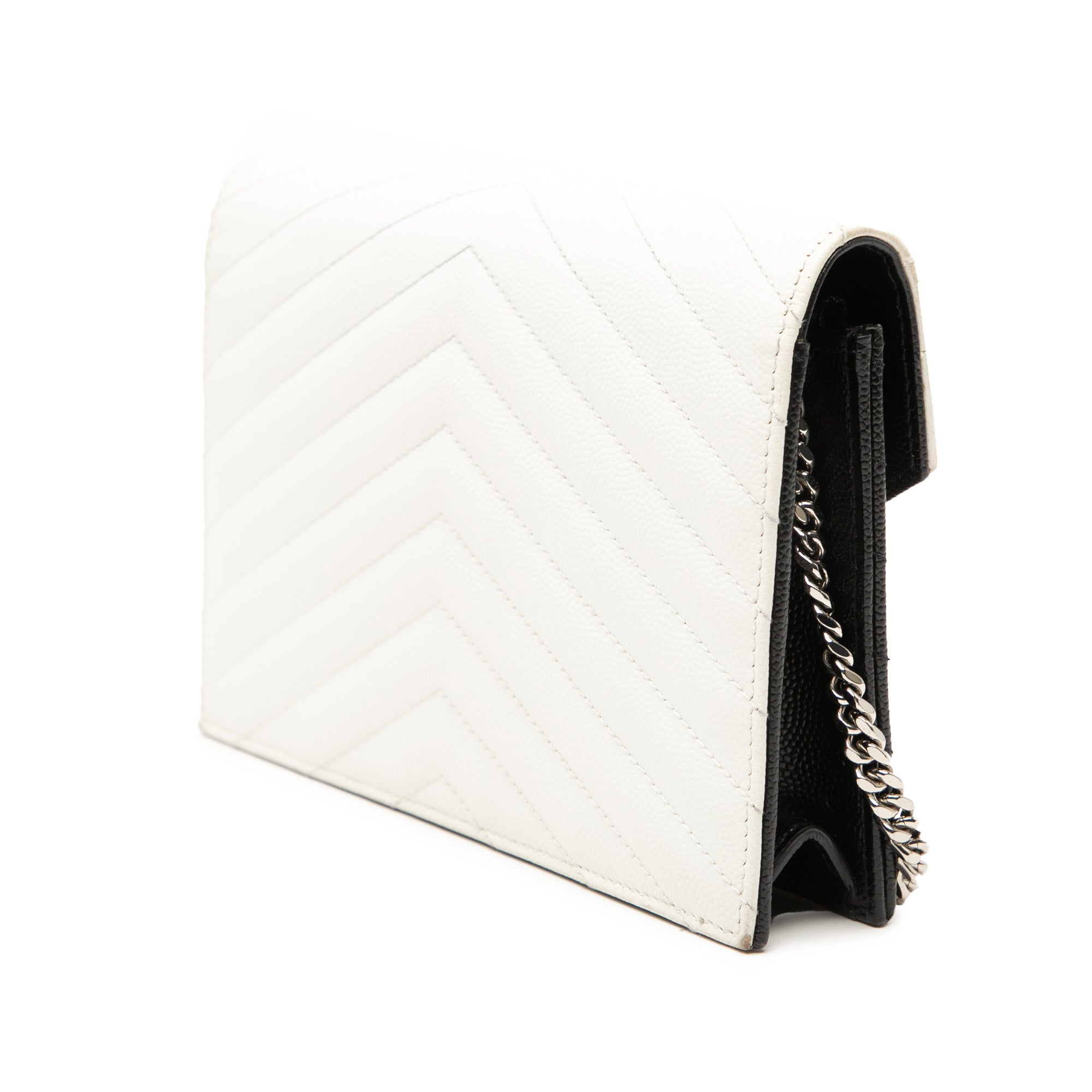 Bicolor Grain De Poudre Cassandre Envelope Chain Wallet - Image 2