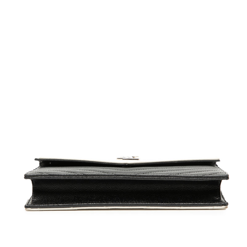 Bicolor Grain De Poudre Cassandre Envelope Chain Wallet - Image 3