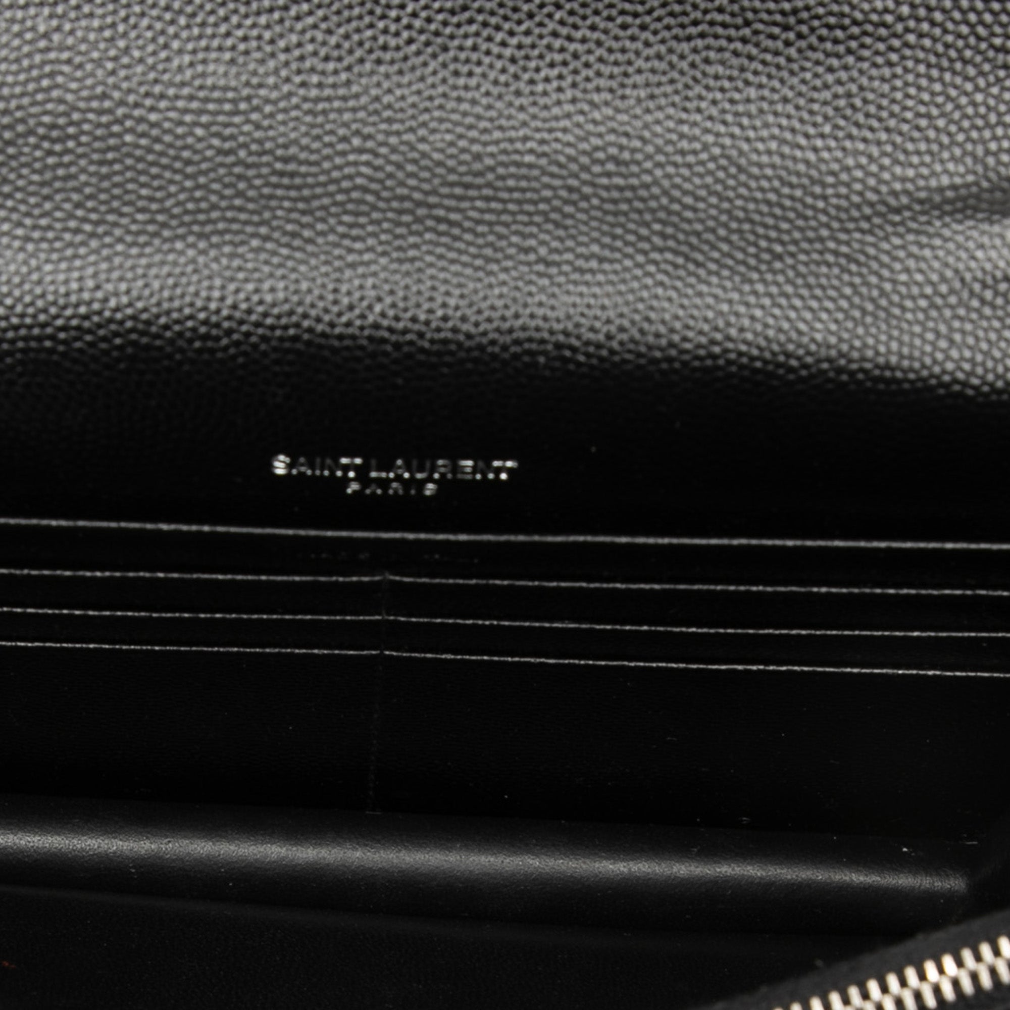Bicolor Grain De Poudre Cassandre Envelope Chain Wallet - Image 4