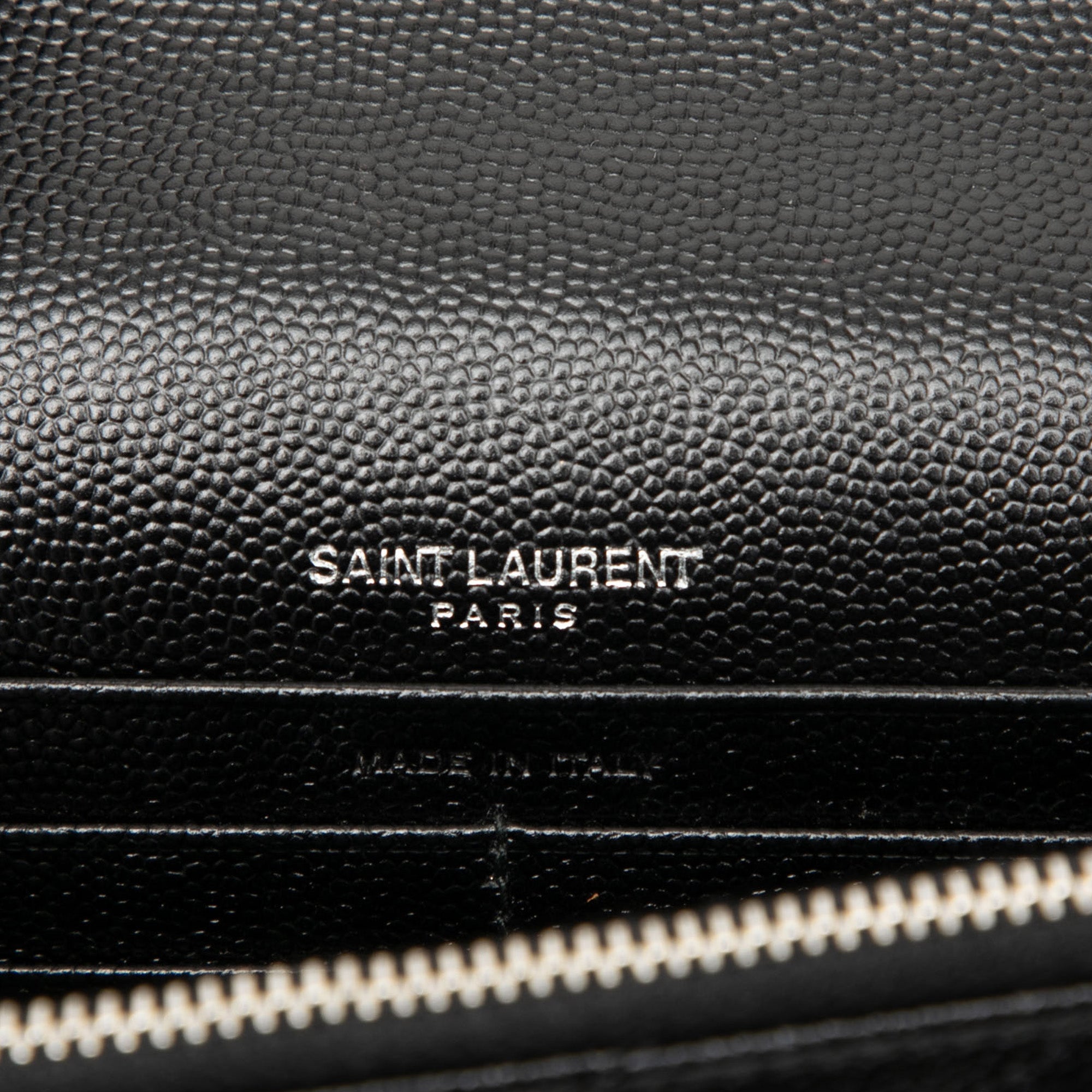 Bicolor Grain De Poudre Cassandre Envelope Chain Wallet - Image 5