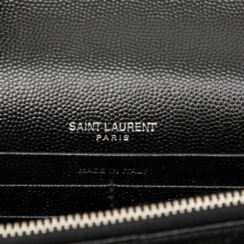 Bicolor Grain De Poudre Cassandre Envelope Chain Wallet - Image 5