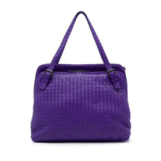 Nappa Intrecciato Double Zip Tote - Image 1