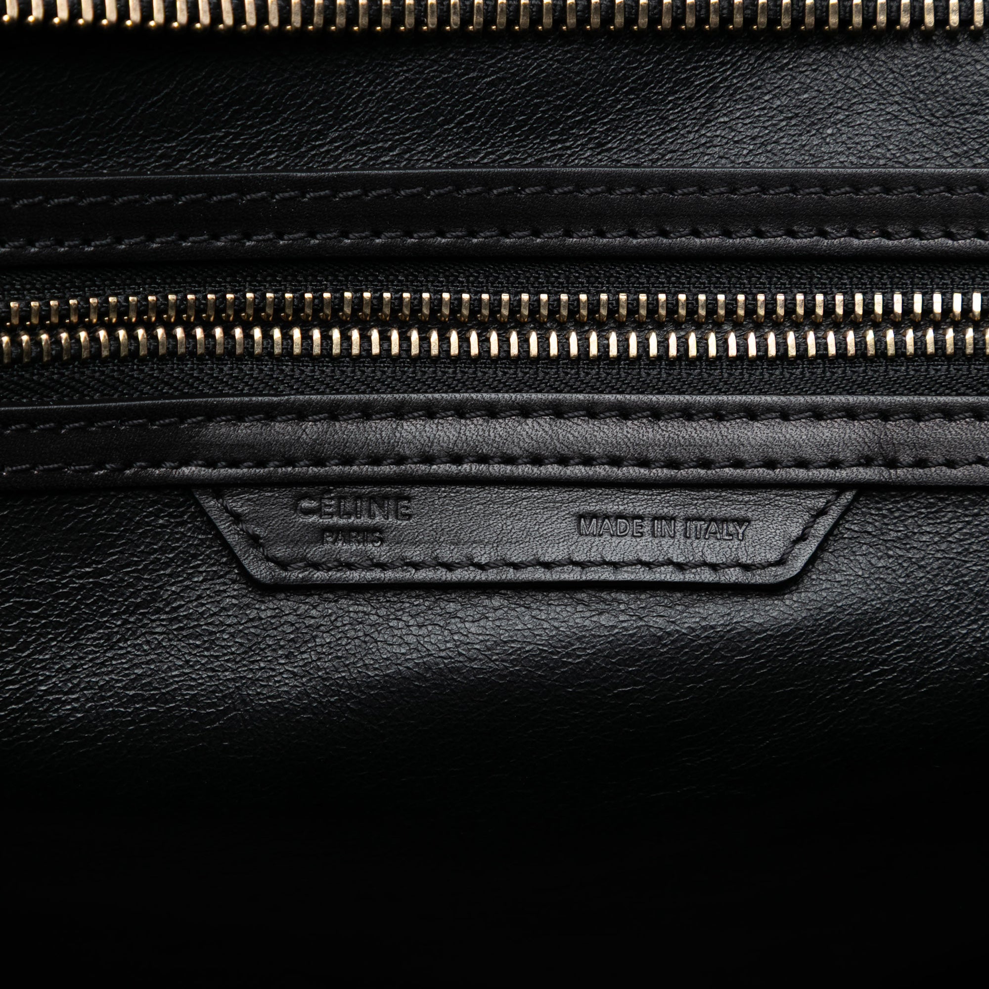 Mini Bicolor Canvas and Leather Luggage Tote - Image 5