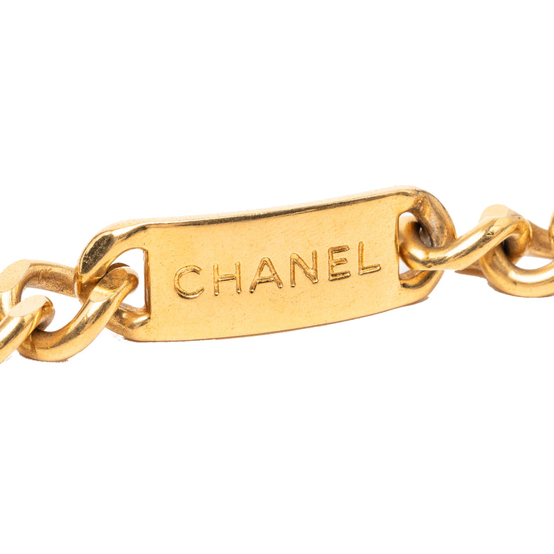 CC Gold Plated 31 Rue Cambon Medallion Chain Belt - Image 3