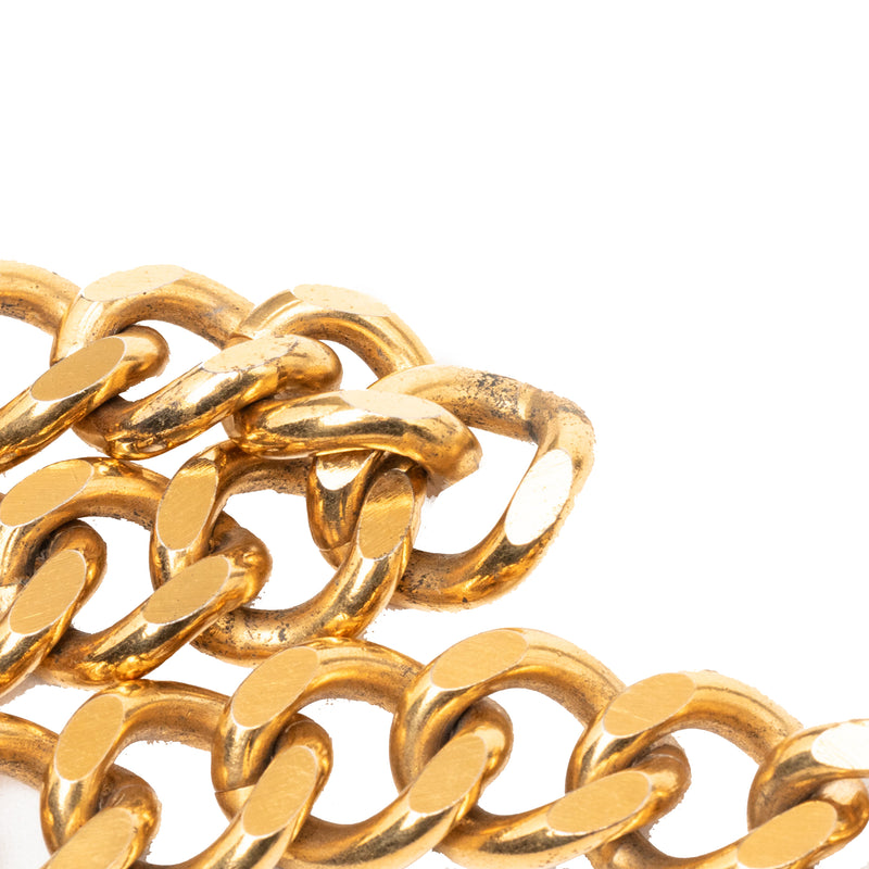 CC Gold Plated 31 Rue Cambon Medallion Chain Belt - Image 6