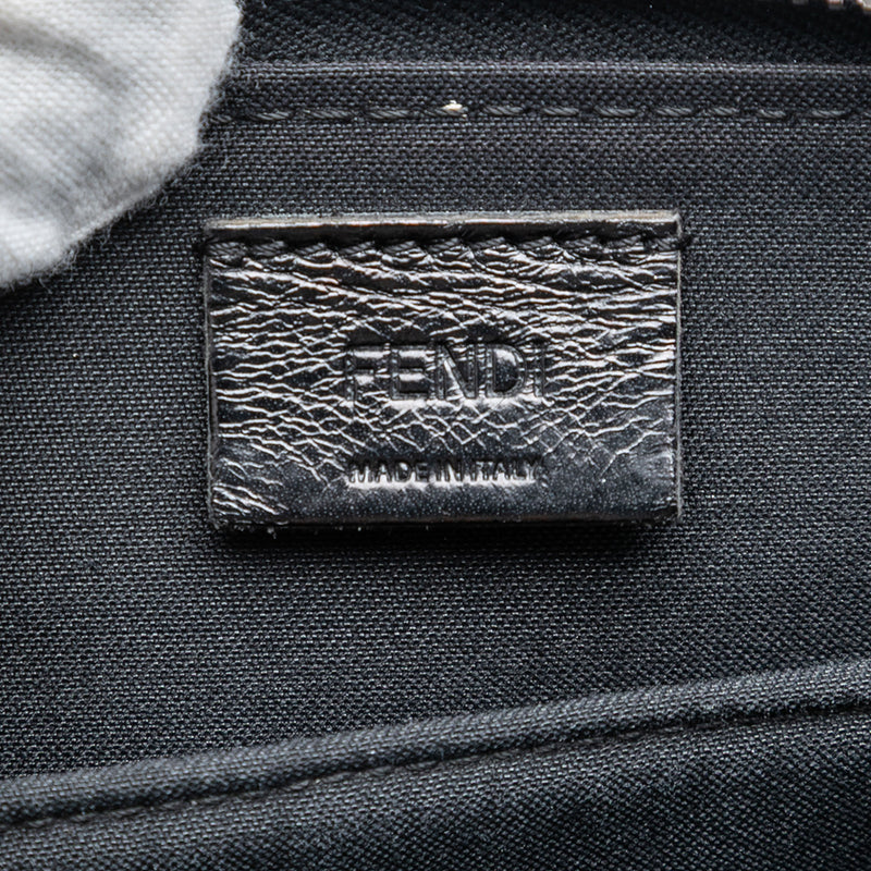Leather Trimmed Zucca Coated Canvas Clutch - Image 5