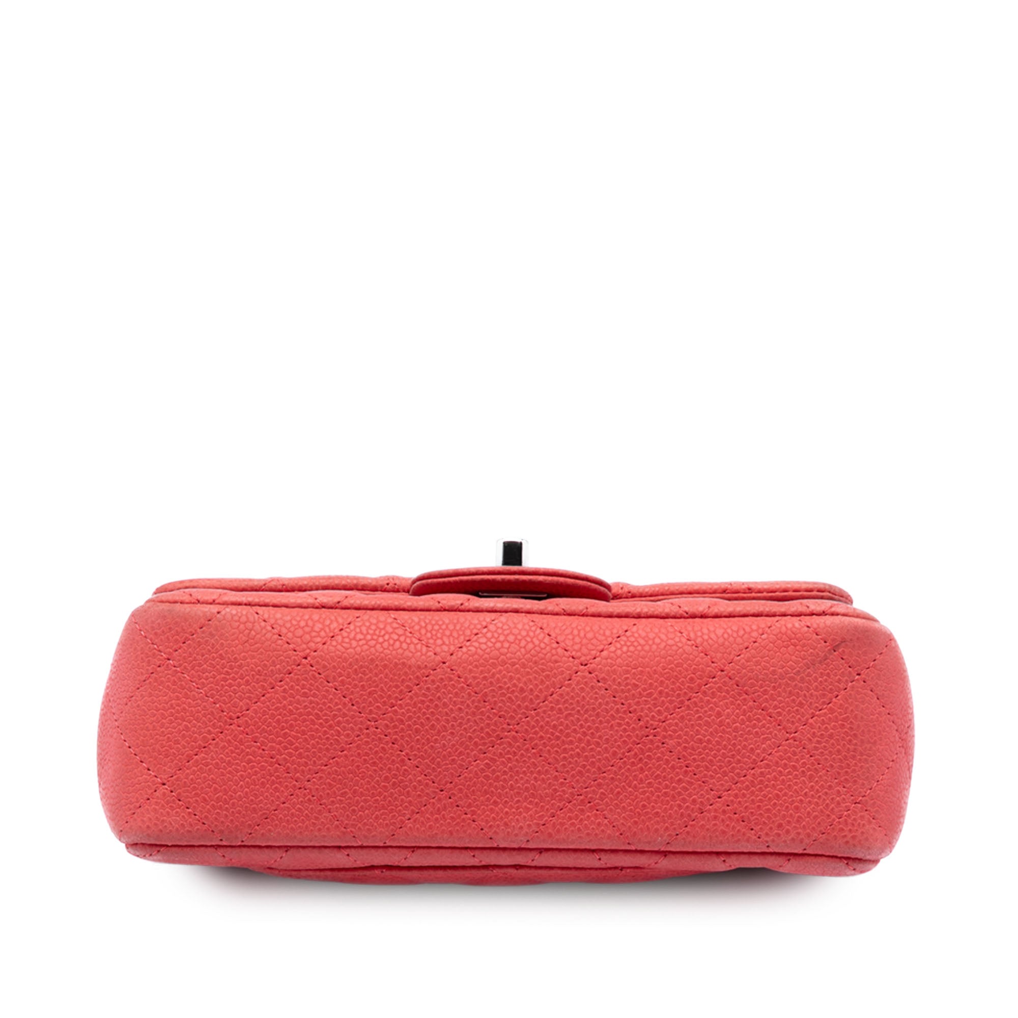 Mini Rectangular Classic Caviar Single Flap - Image 3