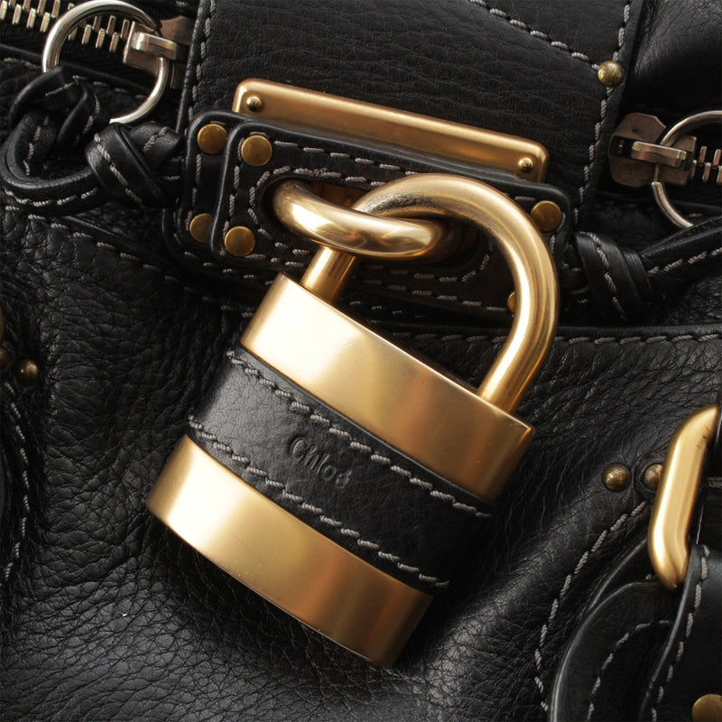 Leather Paddington Handbag - Image 10