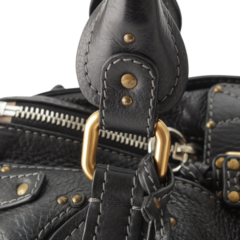 Leather Paddington Handbag - Image 11