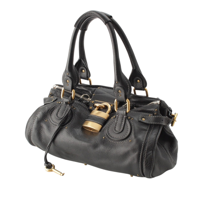 Leather Paddington Handbag - Image 2
