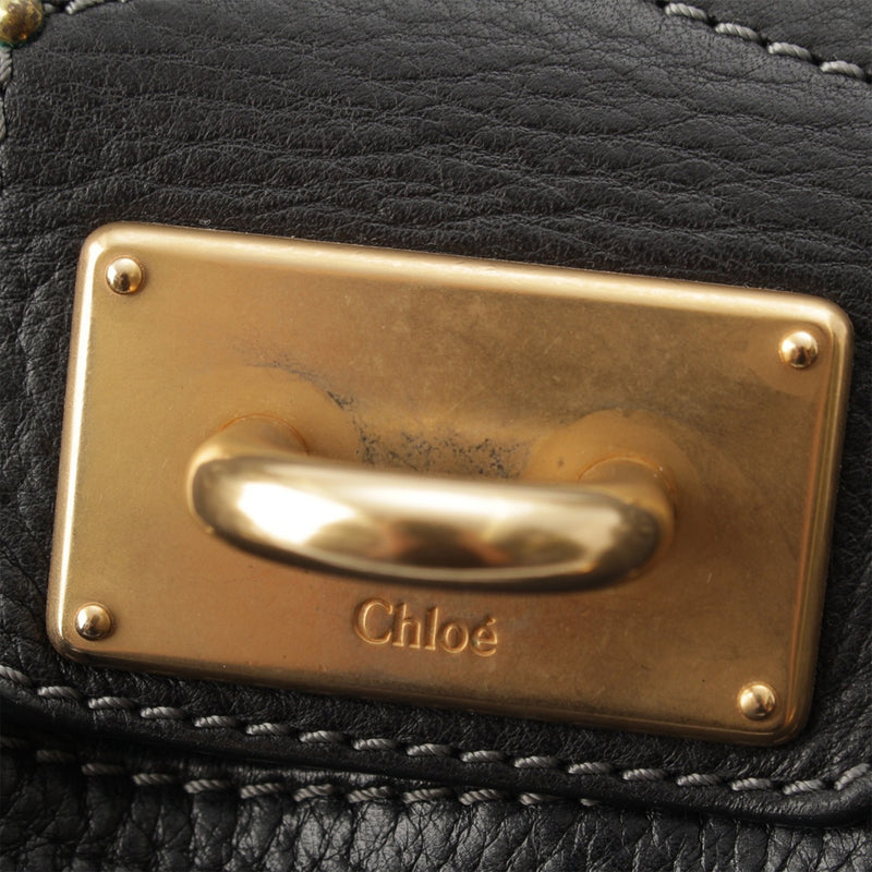 Leather Paddington Handbag - Image 9