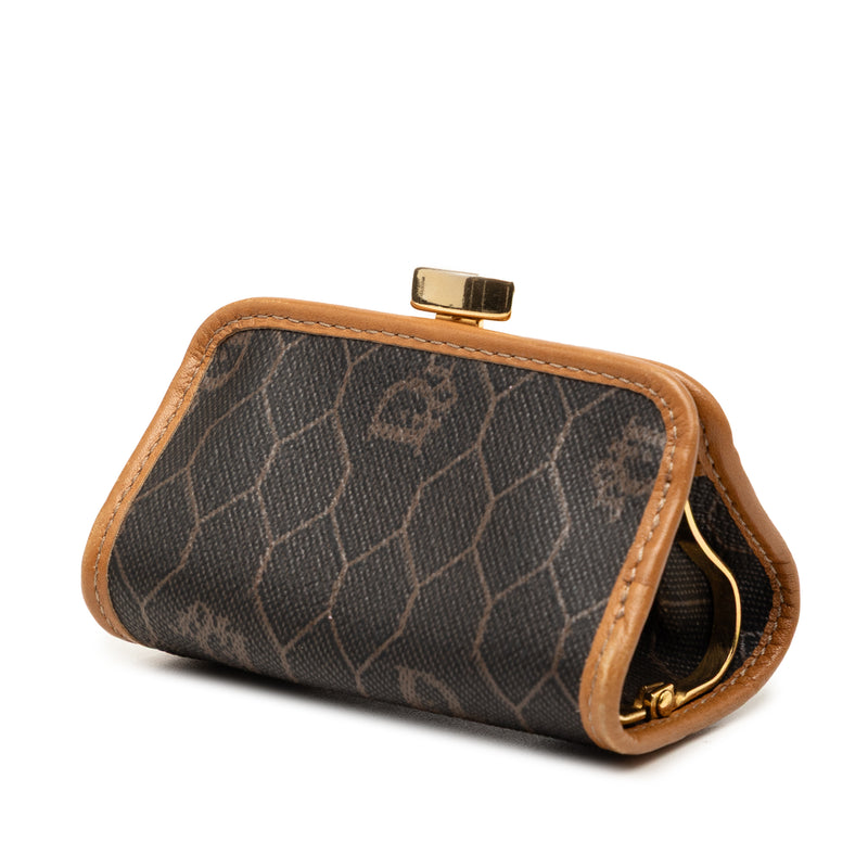 Honeycomb Coated Canvas Coin Pouch - Image 2