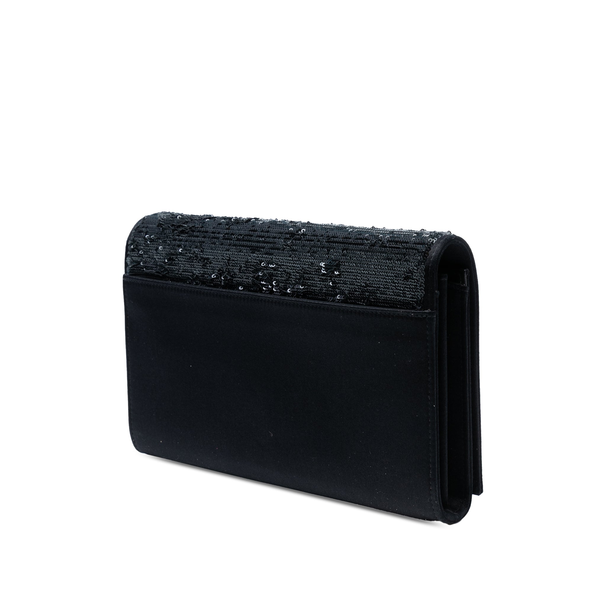 Sequin Monogram Kate Wallet on Chain - Image 2