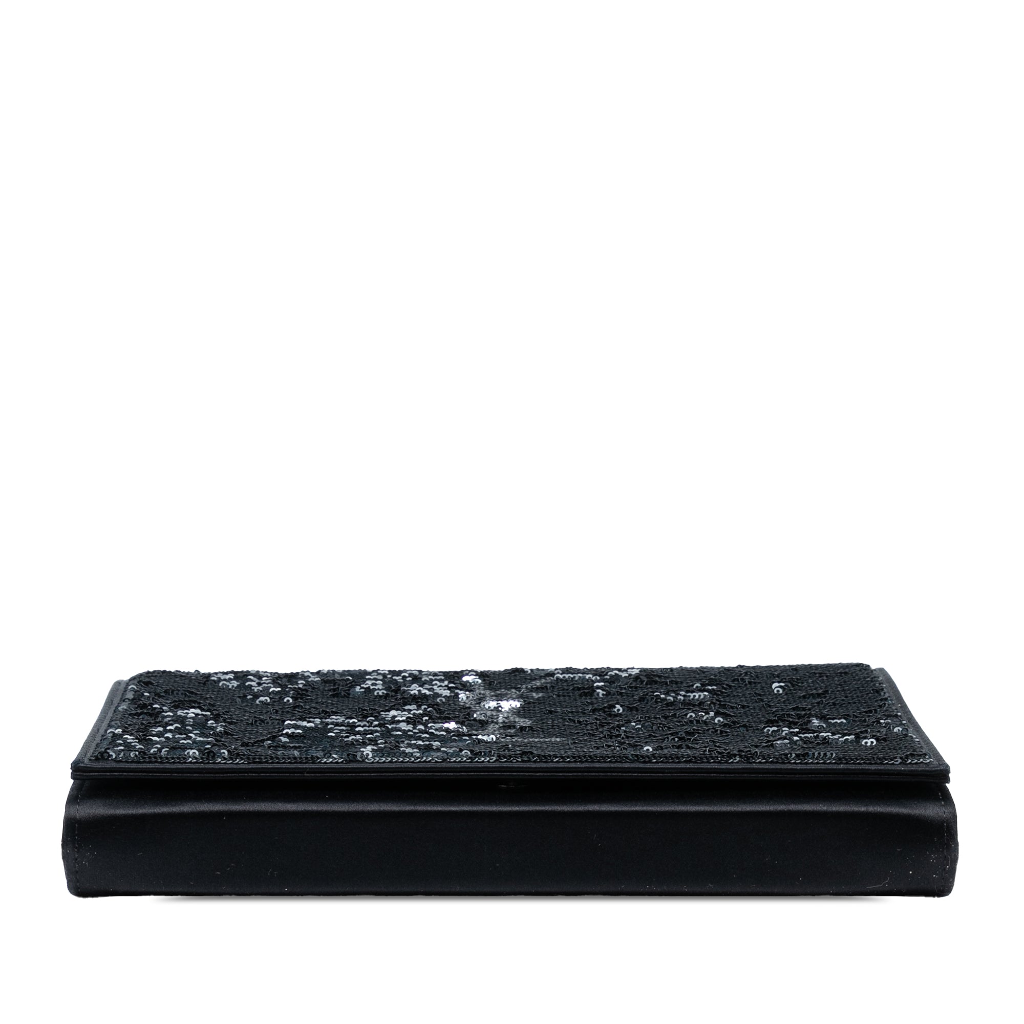 Sequin Monogram Kate Wallet on Chain - Image 3