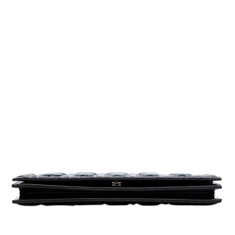 Patent Cannage Lady Dior Clutch with Chain - Image 3