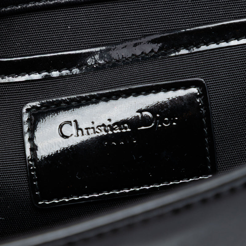 Patent Cannage Lady Dior Clutch with Chain - Image 5