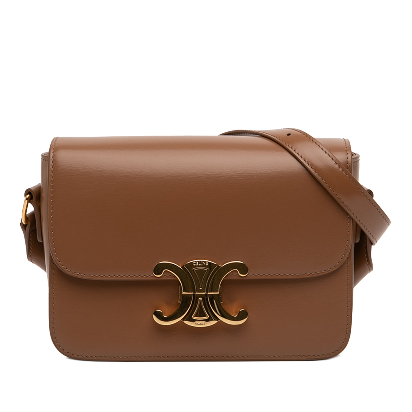 Teen Shiny Calfskin Triomphe Crossbody - Image 1