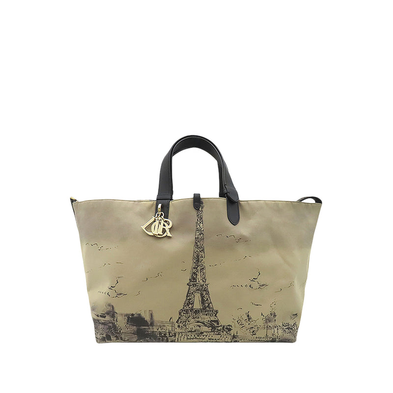 Large Canvas Eiffel Tower Toujours Tote