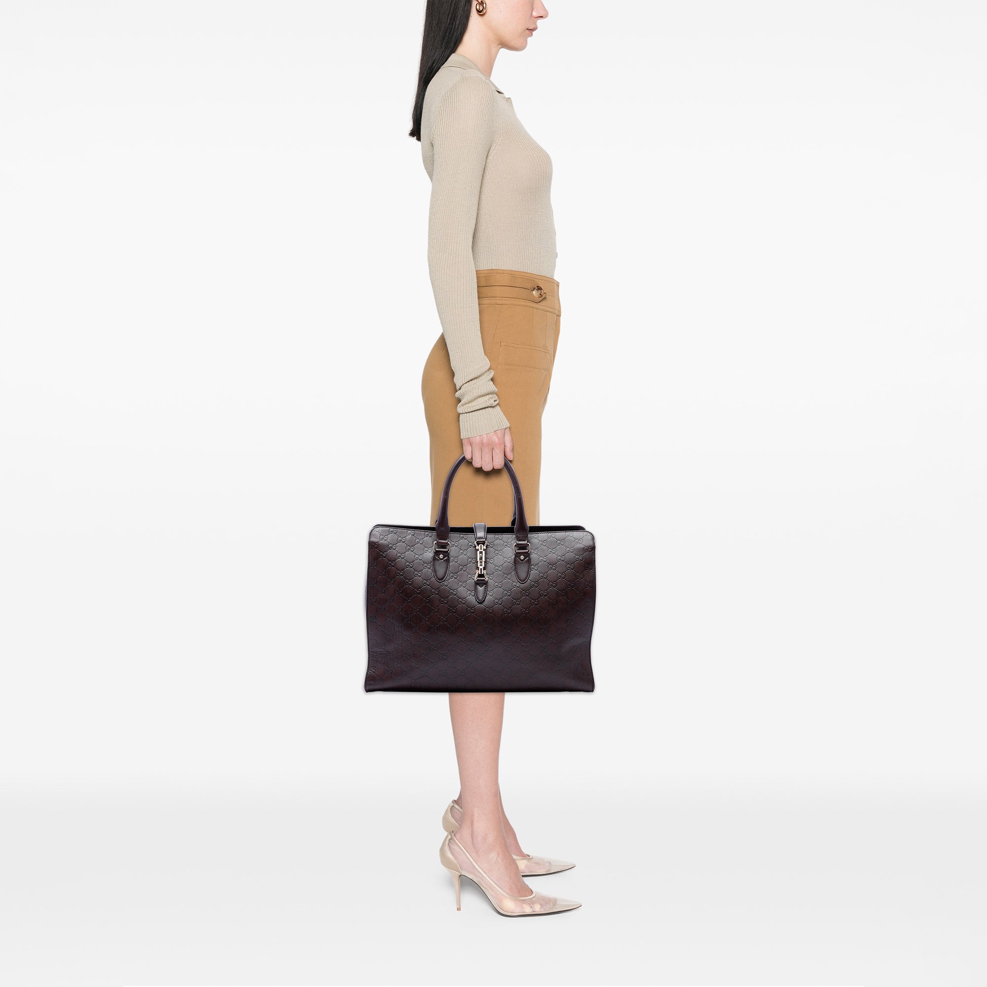Guccissima Jackie Tote - Image 6