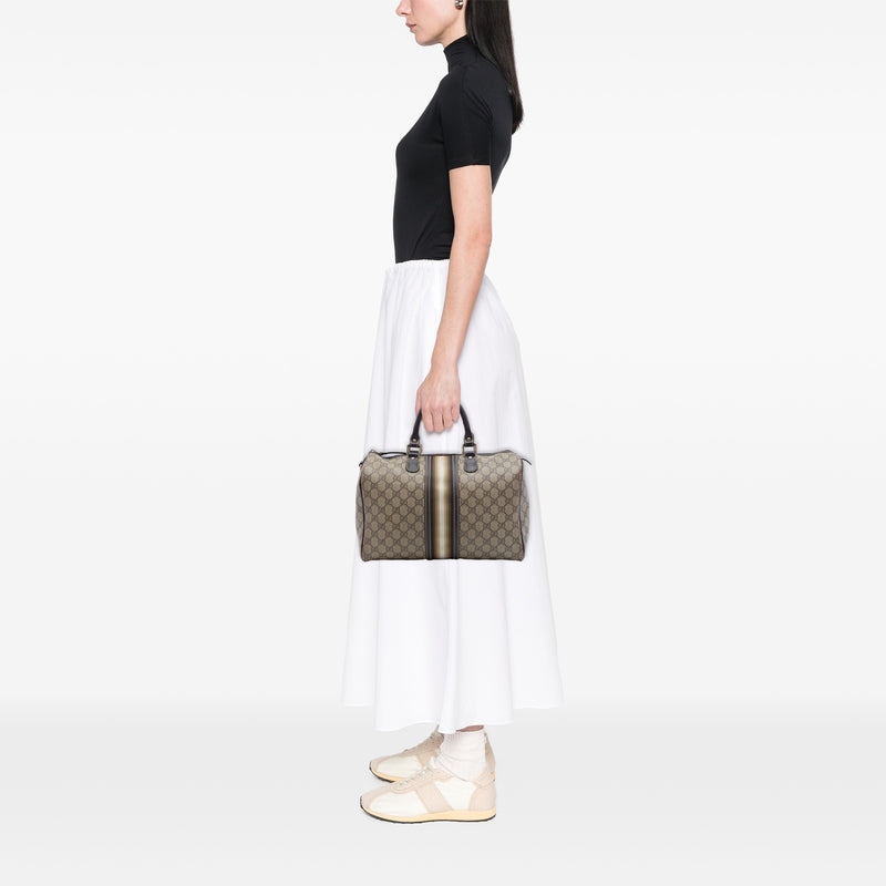 Medium GG Supreme Joy Web Boston Bag - Image 6