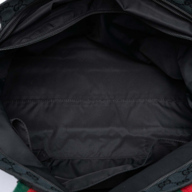 GG Canvas Web Tote - Image 4