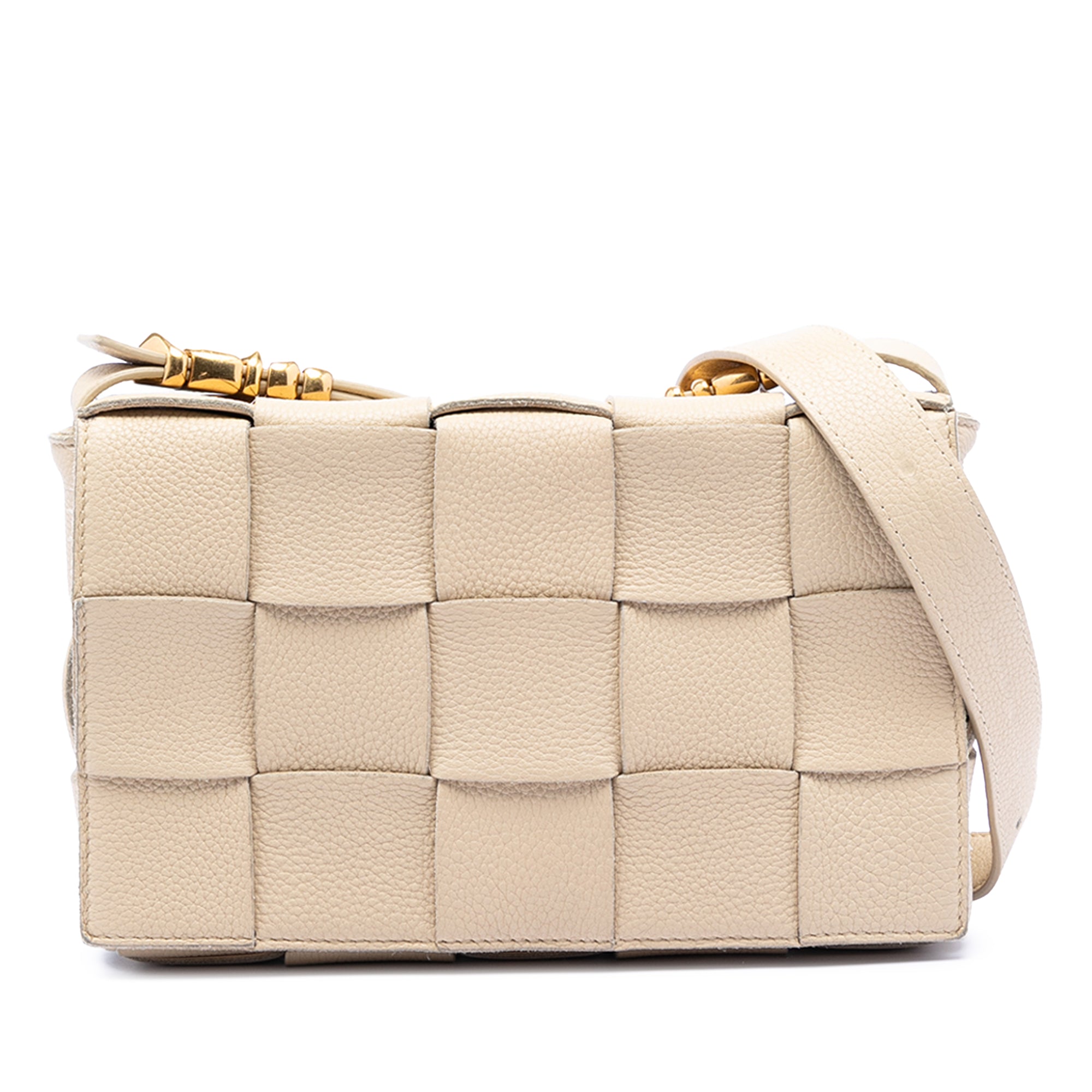 Grained Calfskin Intrecciato Cassette Crossbody - Image 1