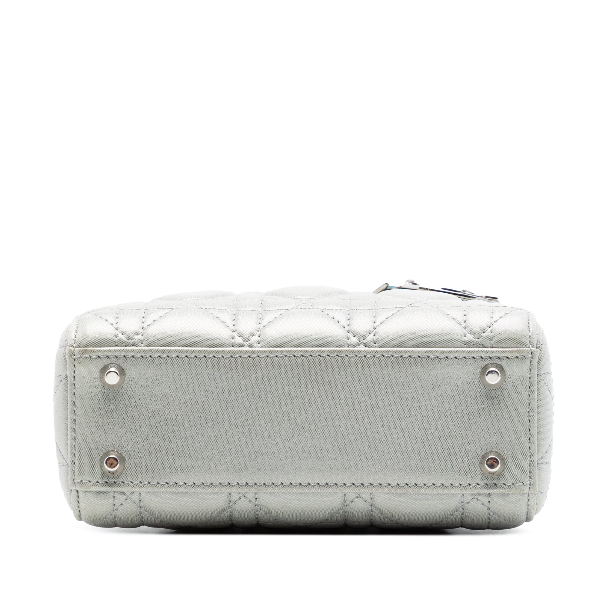 Mini Iridescent Lambskin Cannage Lady Dior - Image 3
