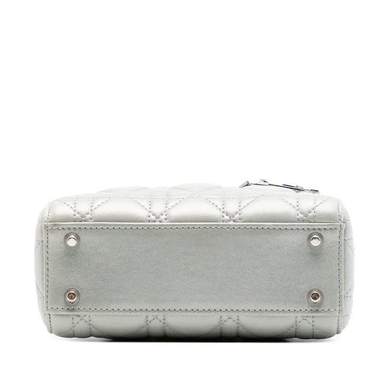Mini Iridescent Lambskin Cannage Lady Dior - Image 3