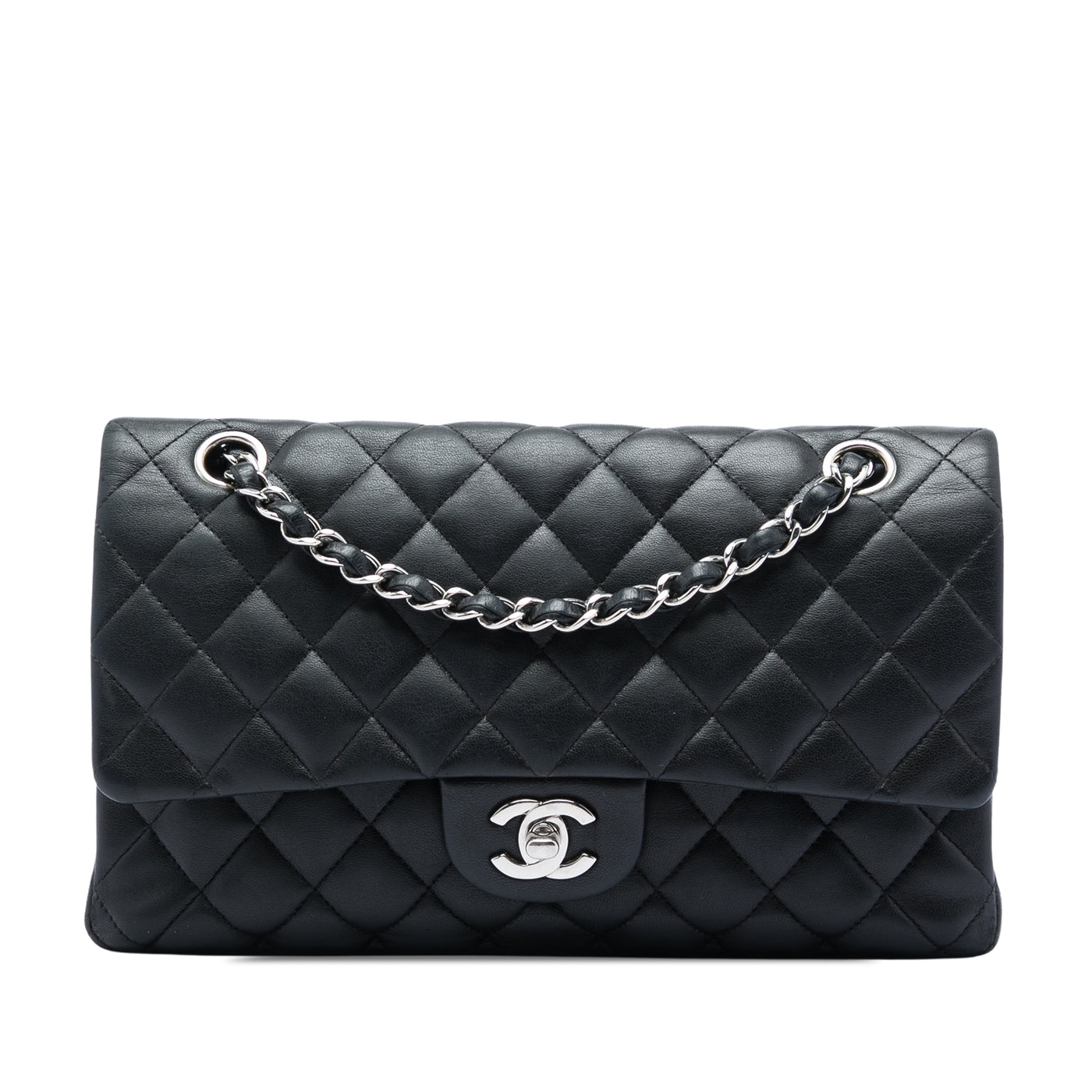 Medium Classic Lambskin Double Flap - Image 1