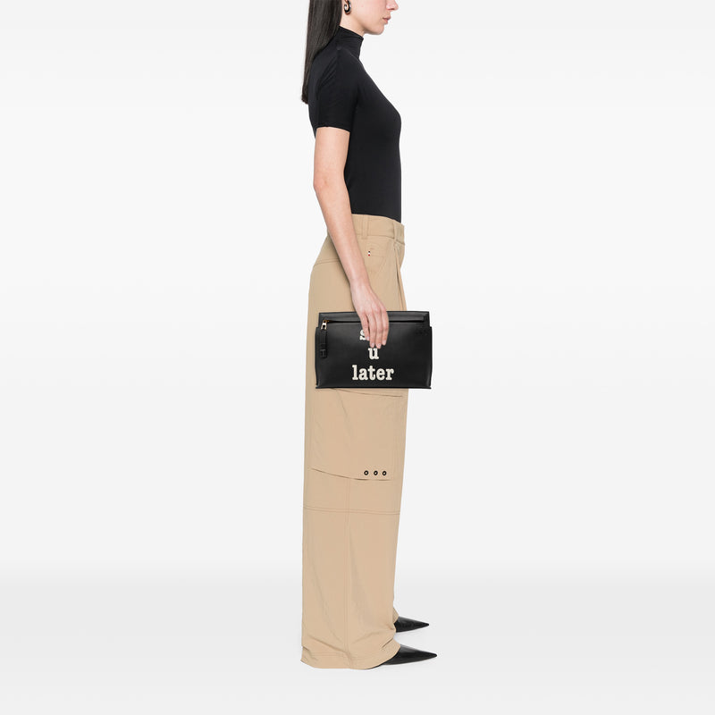 Calfskin Anagram See U Later T Pouch - Image 7